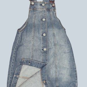 GAP Kids Girls Denim overall dress Size Medium (8)